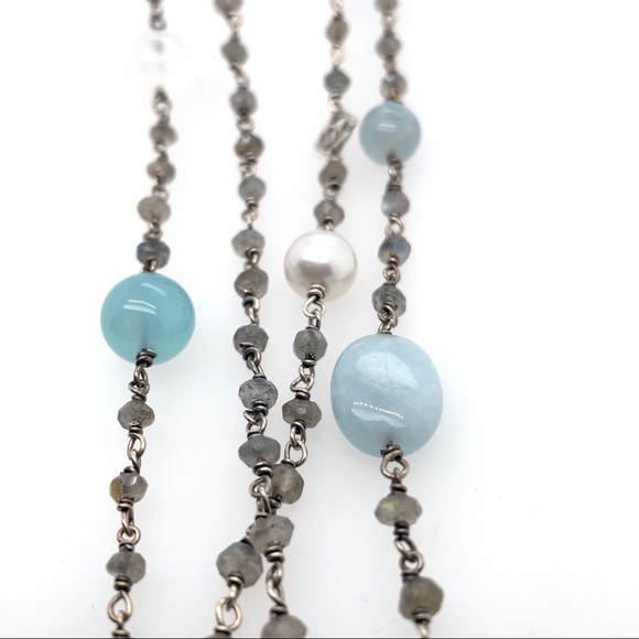 David Yurman Multi Gemstone 46” Necklace - Picture 9 of 9